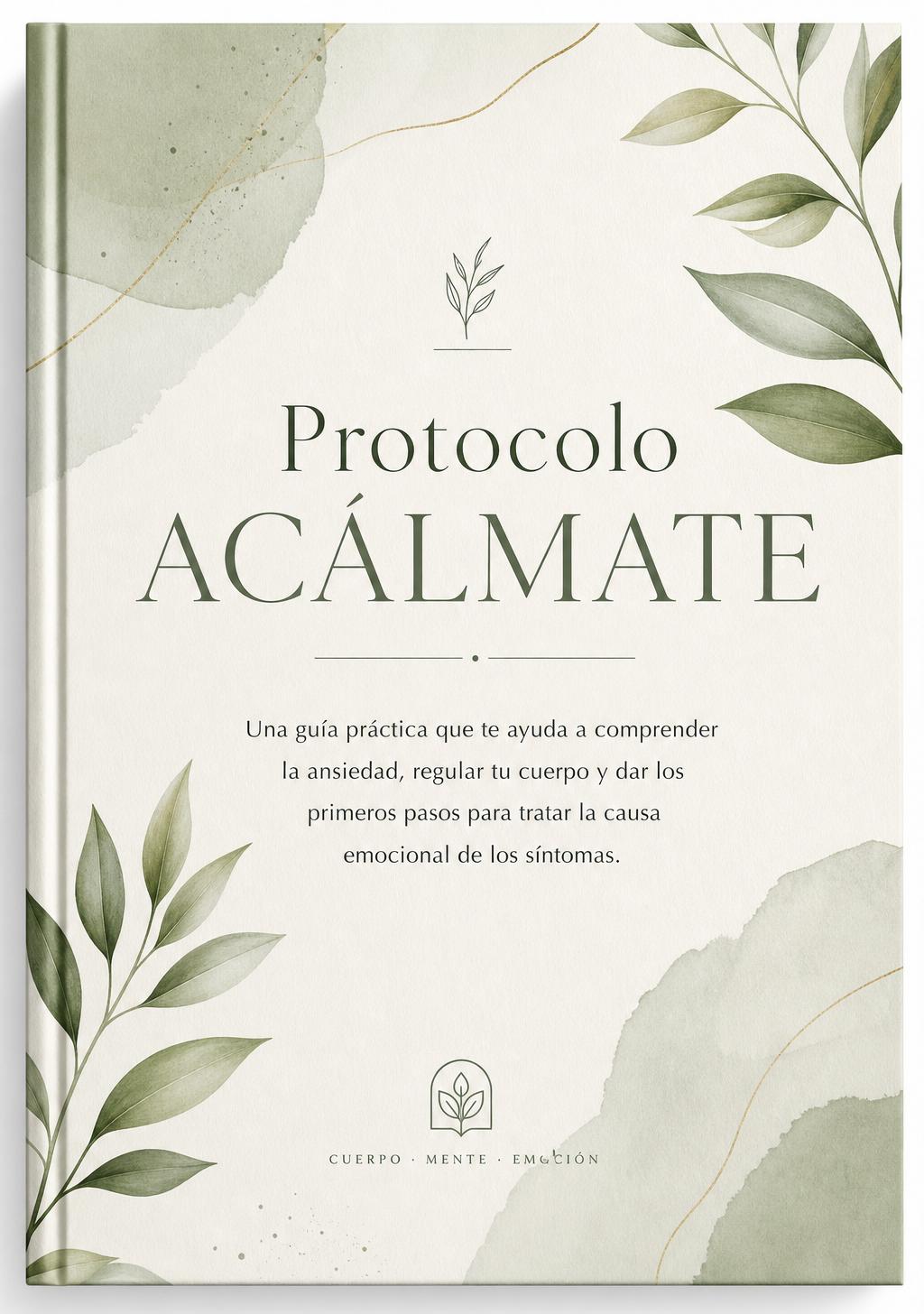 Portada del Protocolo CÁLMATE